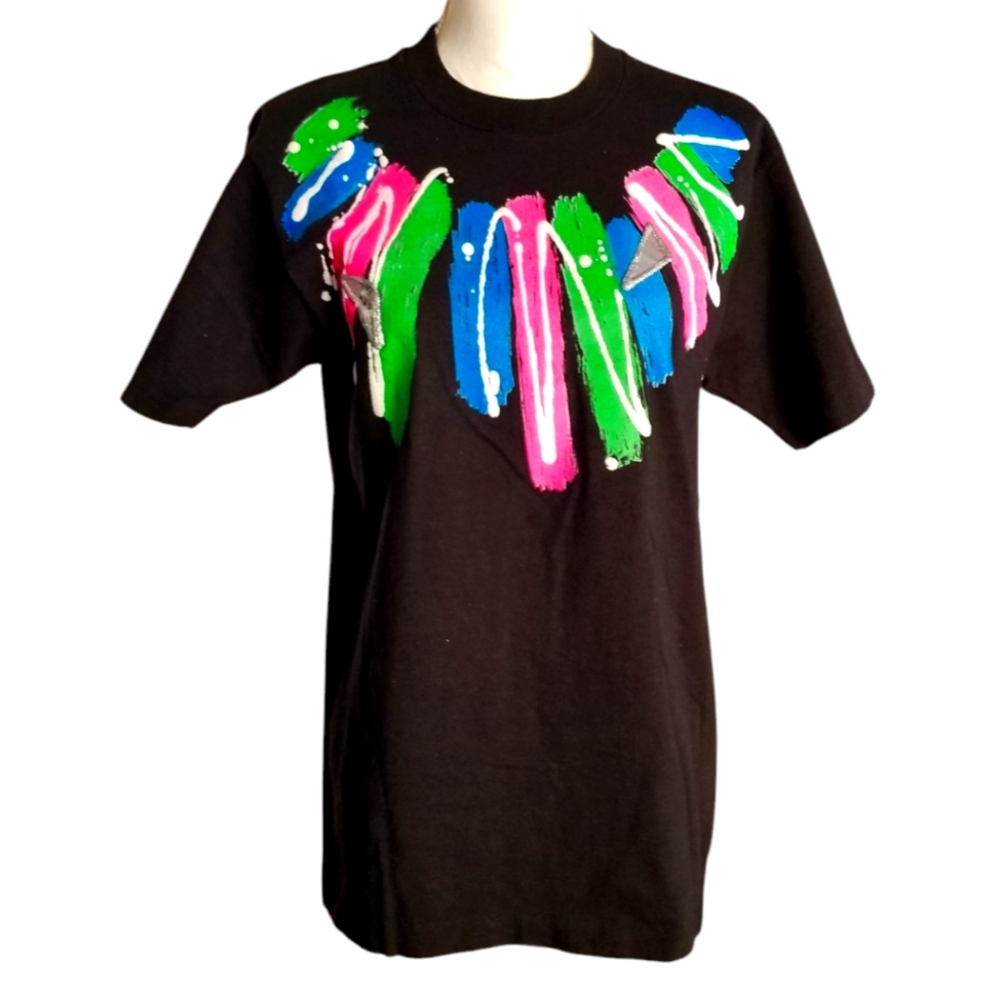 Topson Downs Vintage 90s Colorful Graphic T-Shirt